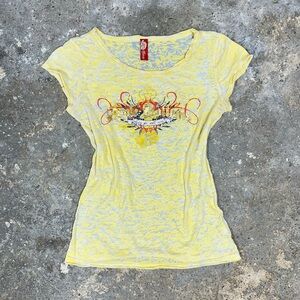 Apple Bottoms Yellow Graphic Tee